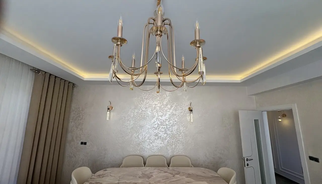 ZÜCCE HOME yemek odası avize uygulaması