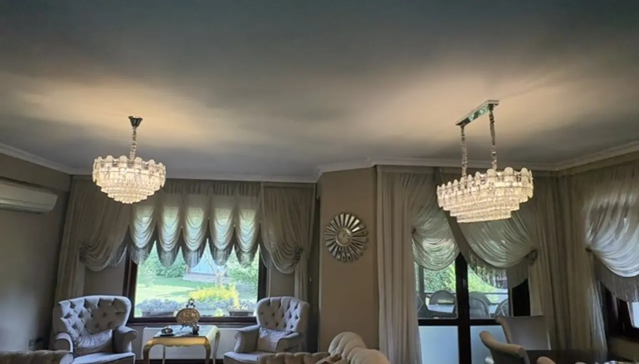 ZÜCCE HOME kristal avize proje uygulaması